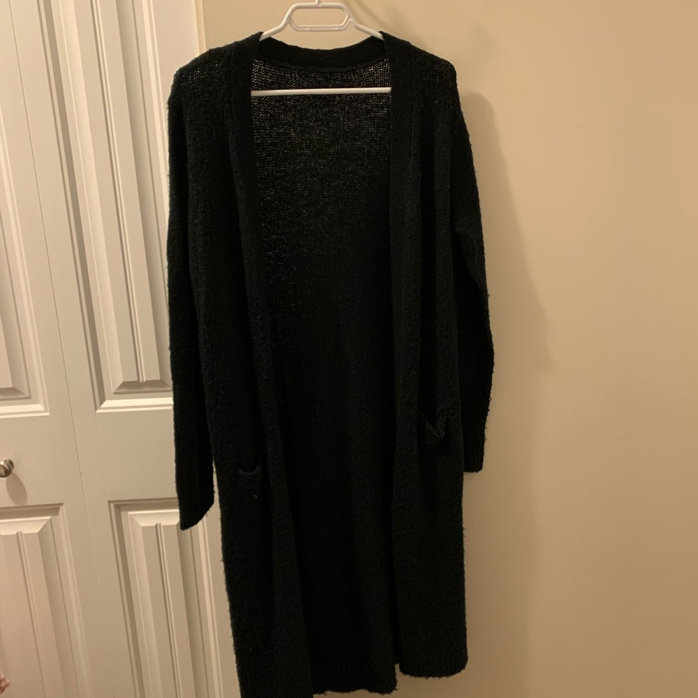 Duster cardigan sweater